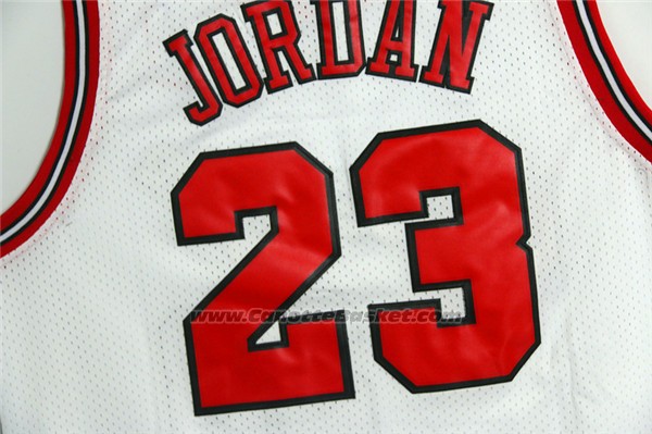 Maglia Chicago Bulls Michael Jordan #23 Retro 1984-85 Bianco